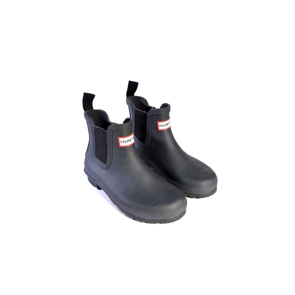 Hunter Boots Size 6 Original Chelsea Boots Charcoal Black Boots Womens Size 6 - Picture 4 of 8